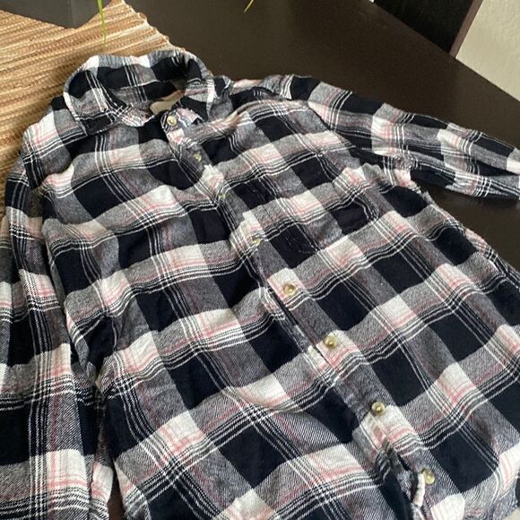 EUC lucky brand flannel l/s size XS - Picture 1 of 4